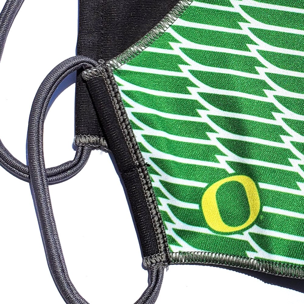 Classic Oregon O, McKenzie Sew On, Face Mask, Ear Loop